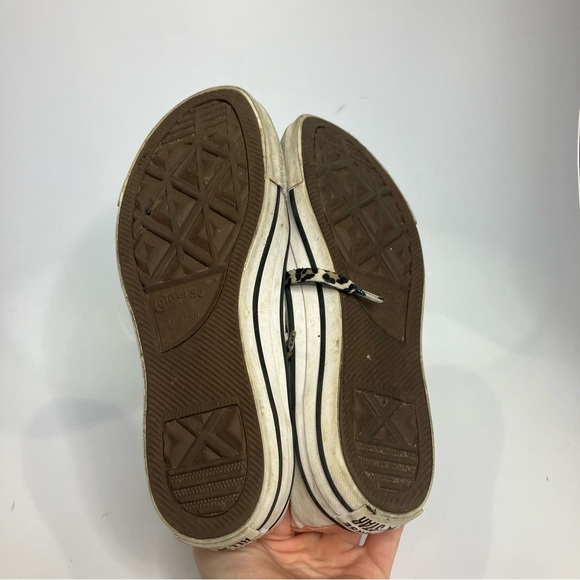 Converse all star animal print color block hightop sneakers women’s size 5 - Picture 6 of 9